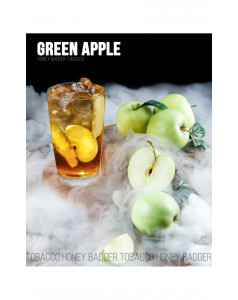 Табак для кальяна Honey Badger Green apple (Зеленое яблоко), Wild 40гр
